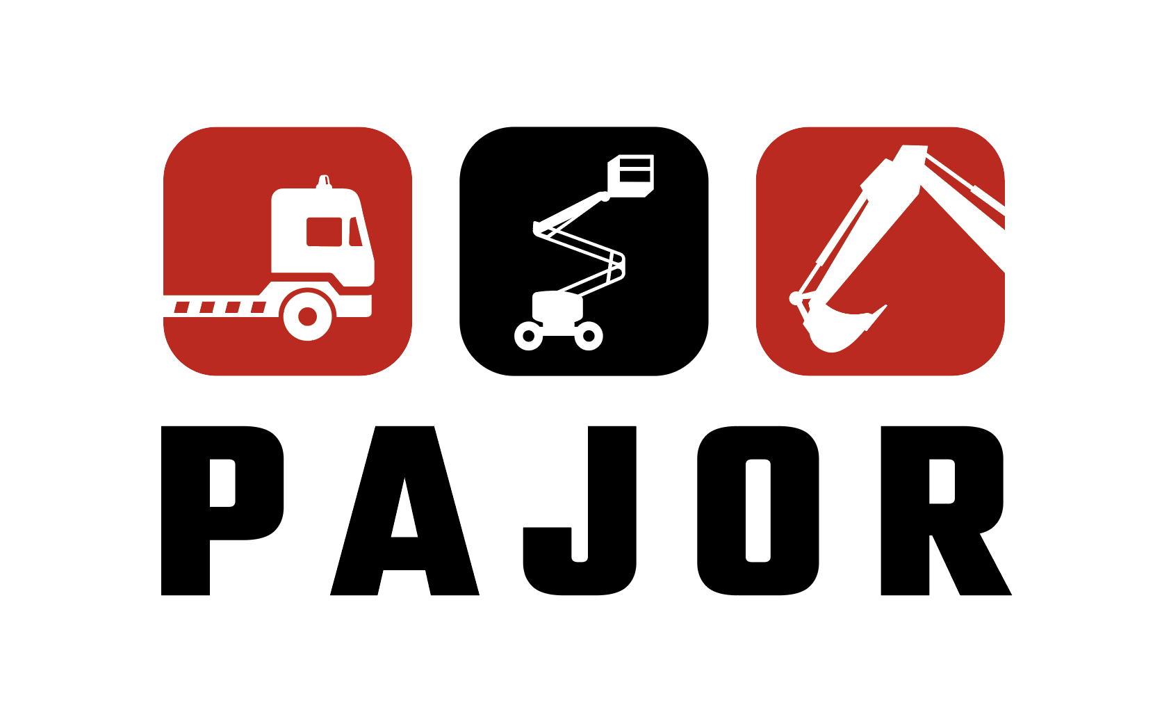 Logo Pajor – Transport i wynajem maszyn budowlanych