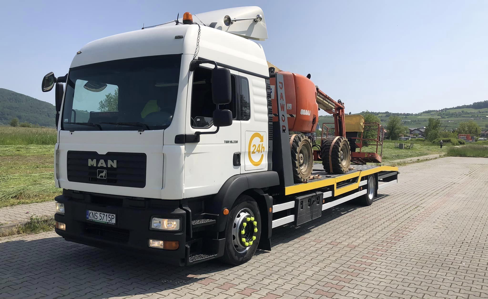 Laweta do transportu maszyn